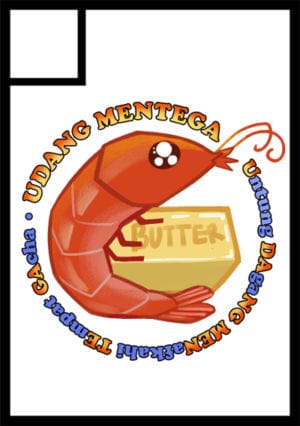 Udang Mentega circle cut